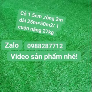 Thảm cỏ nhân tạo 15m2