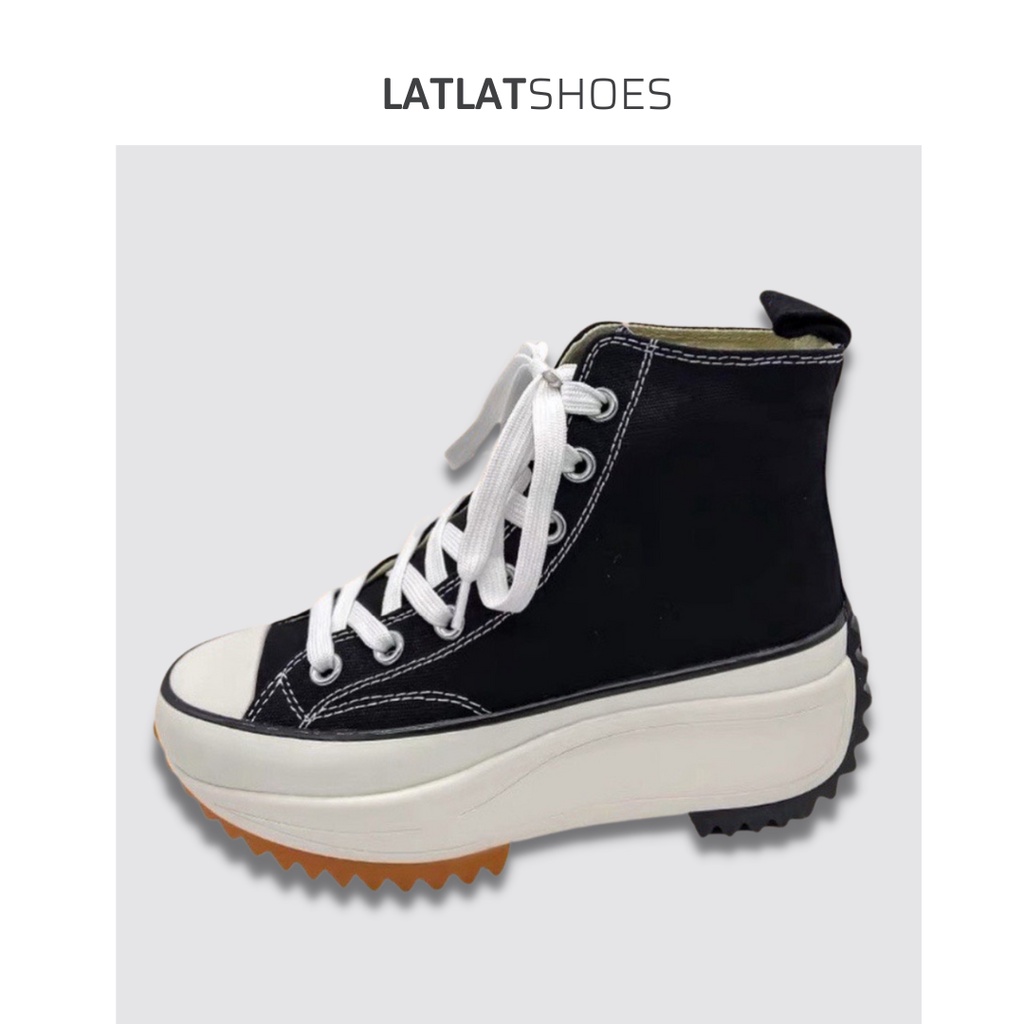 Giày Sneaker Thể Thao Nam Nữ Cổ Cao Nâng Chiều Cao Thời Trang All Star