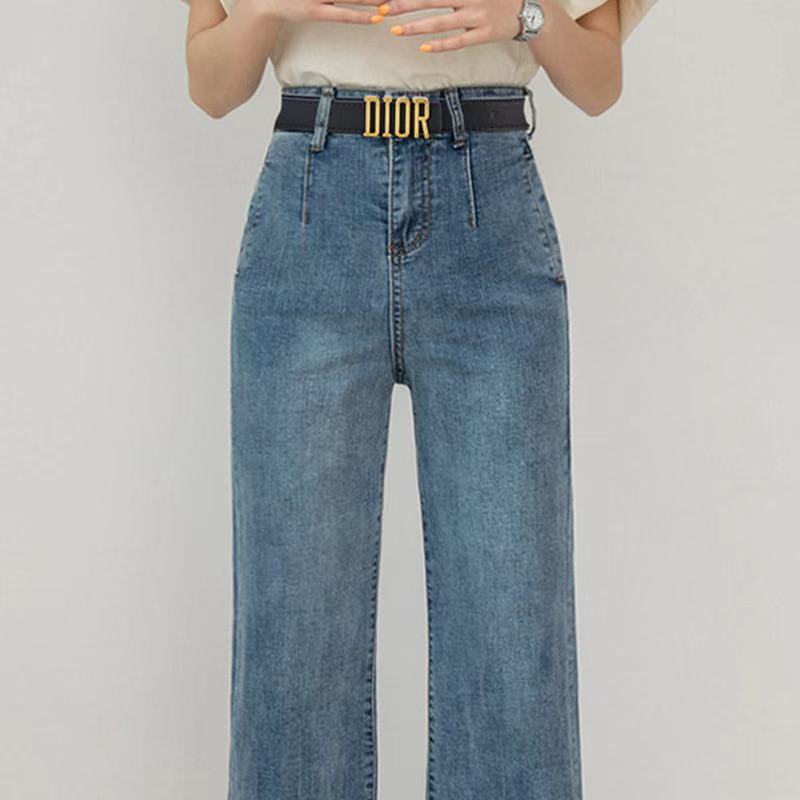 Hàng Có Sẵn! Dior! Thắt Lưng Da Thời Trang Chất Lượng Cao Cho Nữ