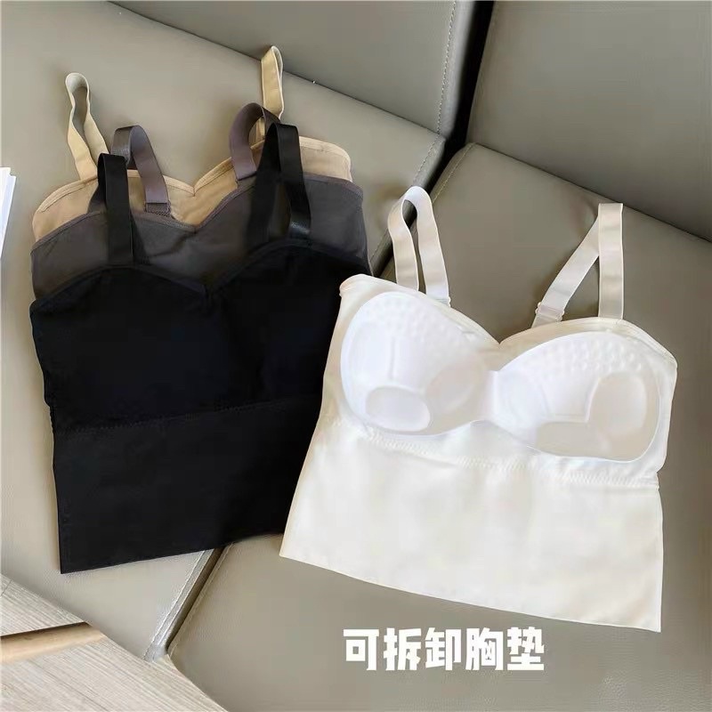 Bra cotton tăm hai dây bản to 828