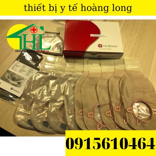 Túi chứa phân hậu môn nhân tạo 2 mảnh, lọc khí, khóa cuốn Hollister