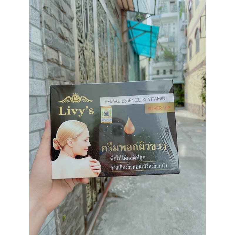 Tắm Ủ Trắng Body LiVy's ĐEN THÁI LAN chính hãng