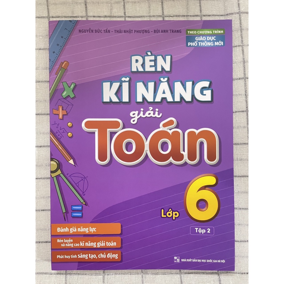 Sách  Rèn Kĩ Năng Giải Toán Lớp 6 Tập 1 và Tập 2  – NTbook