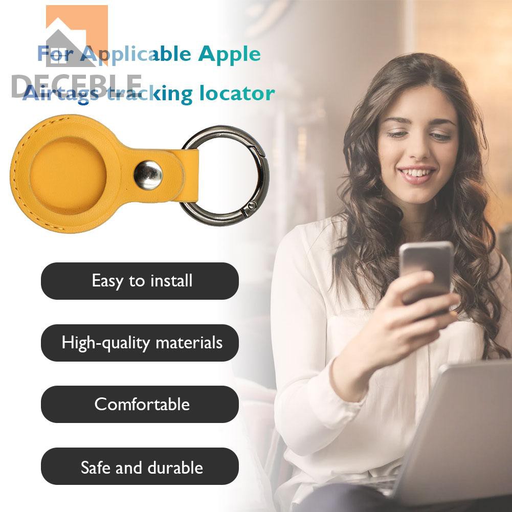 Vỏ Bảo Vệ Hộp Sạc Tai Nghe Airpods Bằng Da Pu Kèm Móc Khóa Tiện Dụng | BigBuy360 - bigbuy360.vn