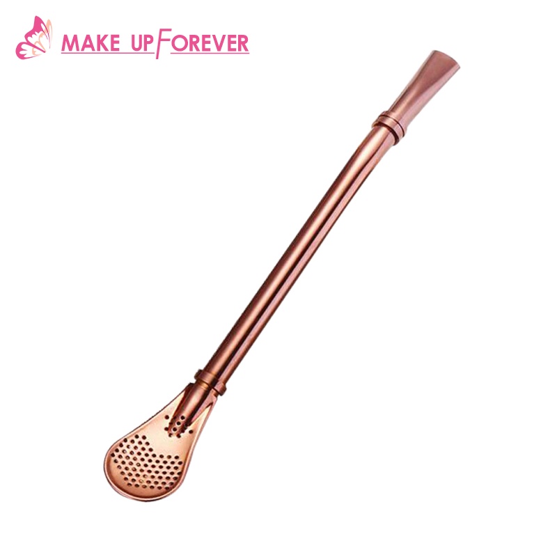 [Make_up Forever]Stainless Steel Straw Spoon Teaspoon Flatware Bareware 7 Colors