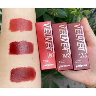 Son Ink 101,102,103 (Son kem lì Peripera Peri's Ink Velvet)