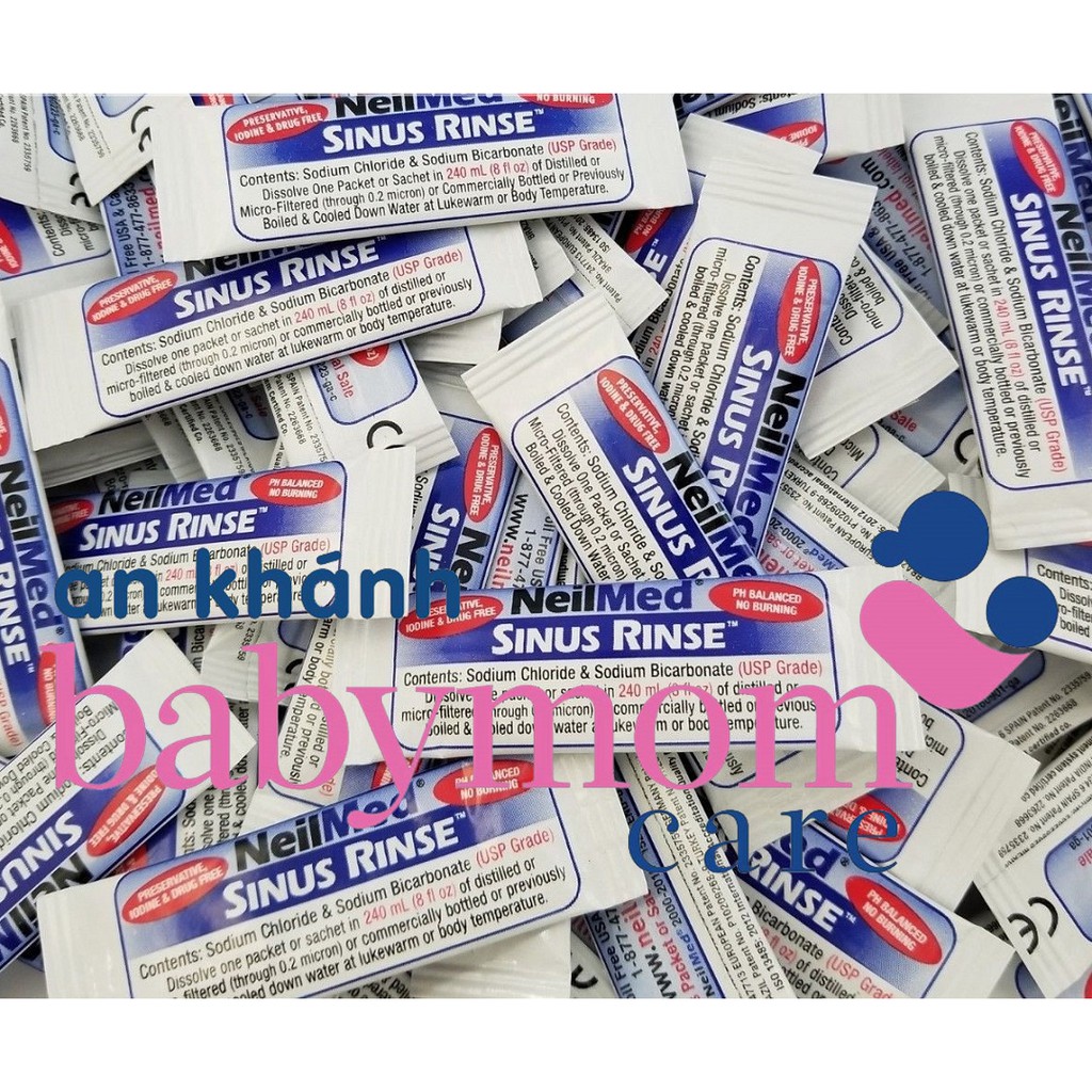Muối Rửa Mũi Neilmed Chính Hãng Nội Địa Mỹ