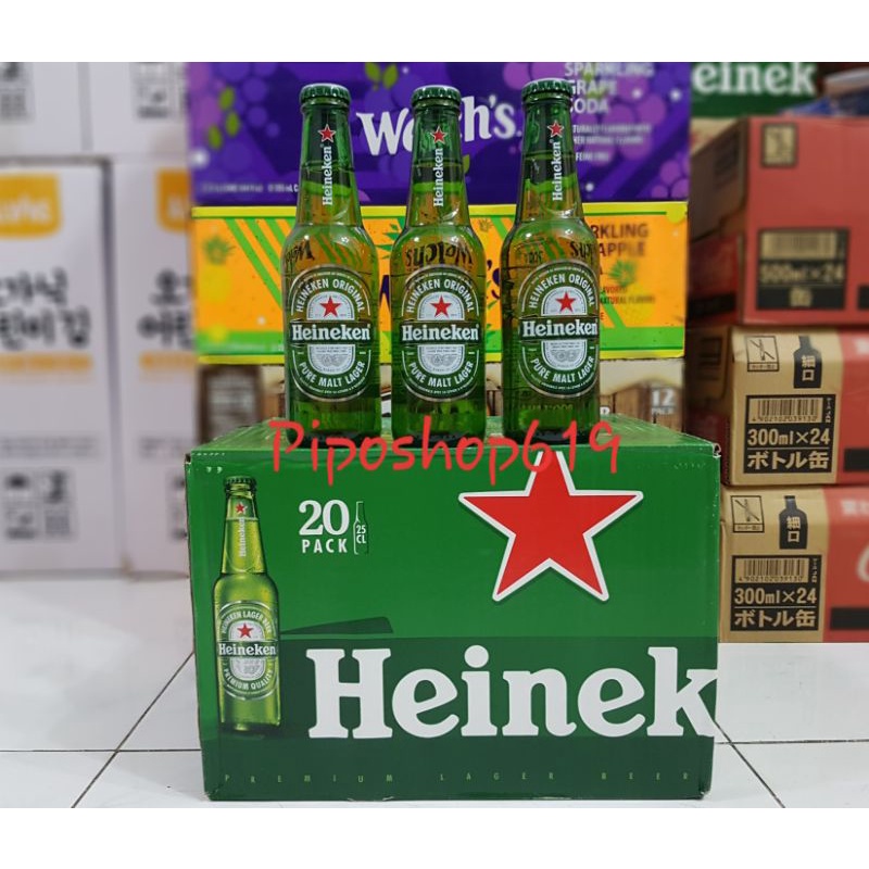 Bia Heineken Pháp thùng 20 chai 250ml
