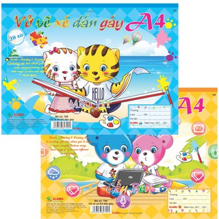 Vở Vẽ Klong A4 Xé Dán Gáy - 20 Tờ - Ms: 709
