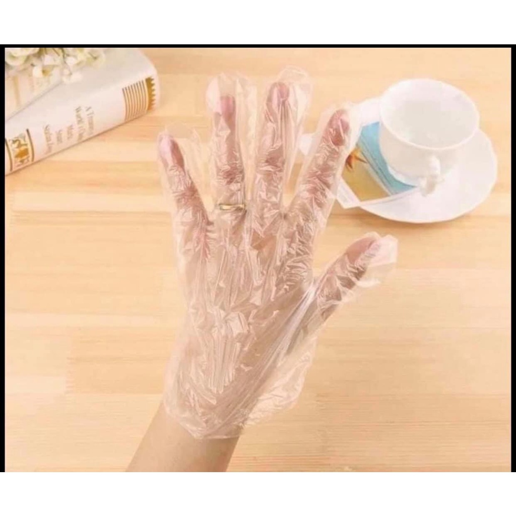 Găng Tay Nilon Dùng 1 Lần Siêu Dai 100 Chiếc Nhật Bản Dùng Để Nấu Ăn Làm Bếp