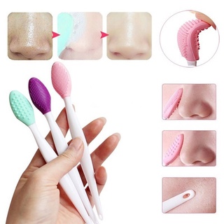 Silicone Facial Brush Cleanser Beauty Wash Face Tẩy tế bào chết mụn đầu đen Tẩy rửa mặt Dụng cụ làm sạch da mặt