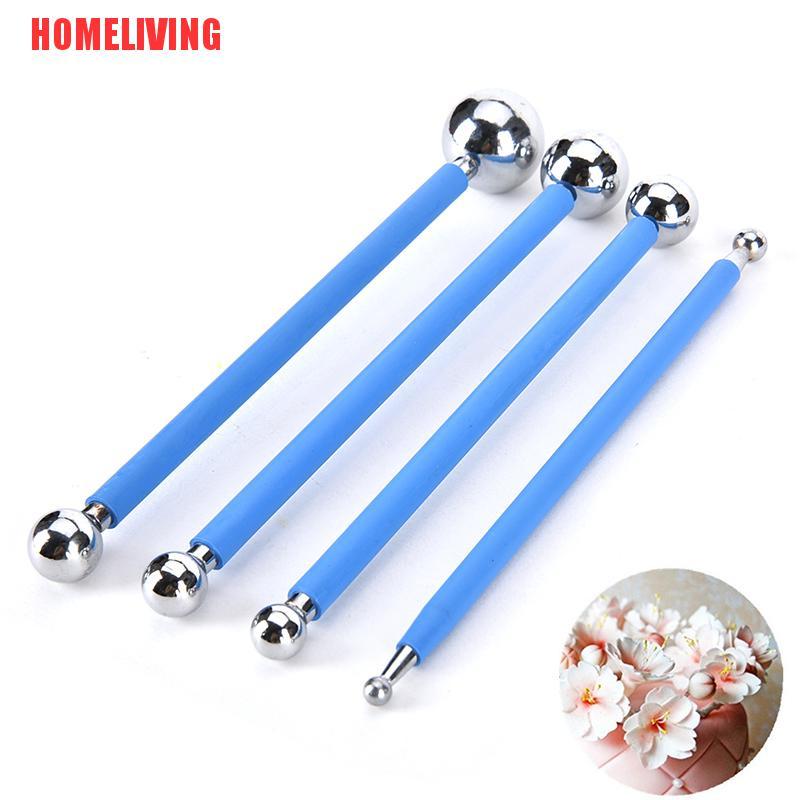 Set 4 Que Làm Bánh Tráng Miệng Bằng Thép Không Gỉ