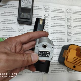 [DIY] đế sạc cho pin national 9.6v và 12v với đồng hồ