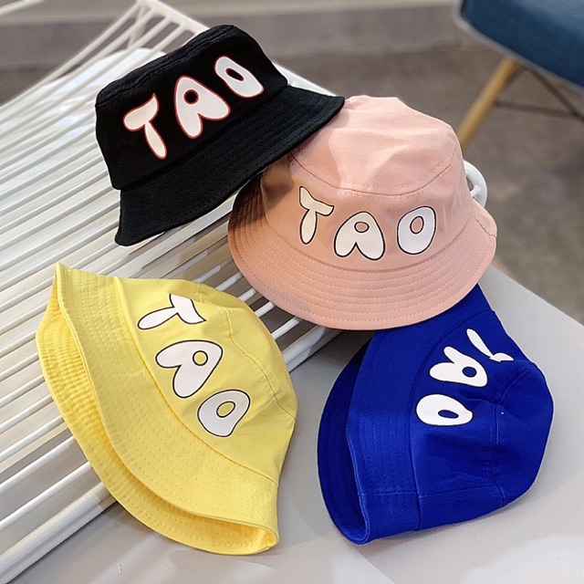 Nón Bucket 1 Mặt In Chữ T A O