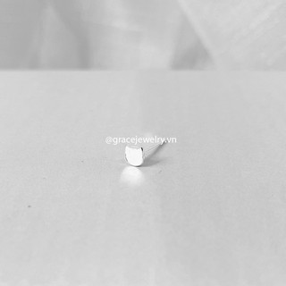 Khuyên tai bạc Grace - Mèo nụ - Kitten Stud (chiếc)