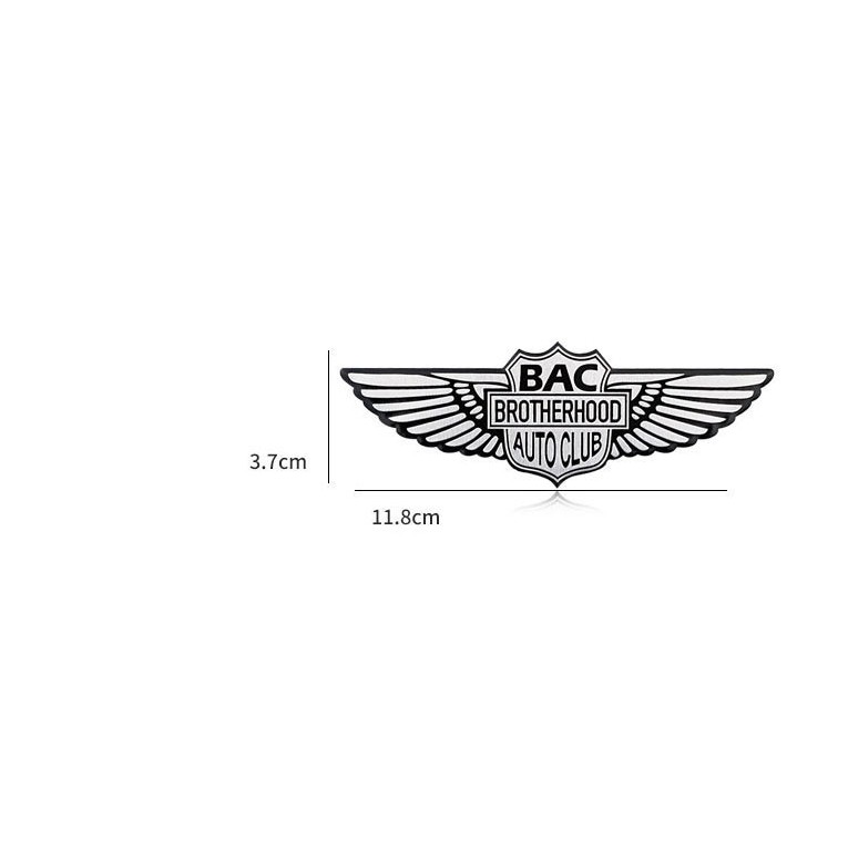 Logo đôi Cánh Thiên Thần BAC BROTHERHOOD AUTO CLUP MS-119