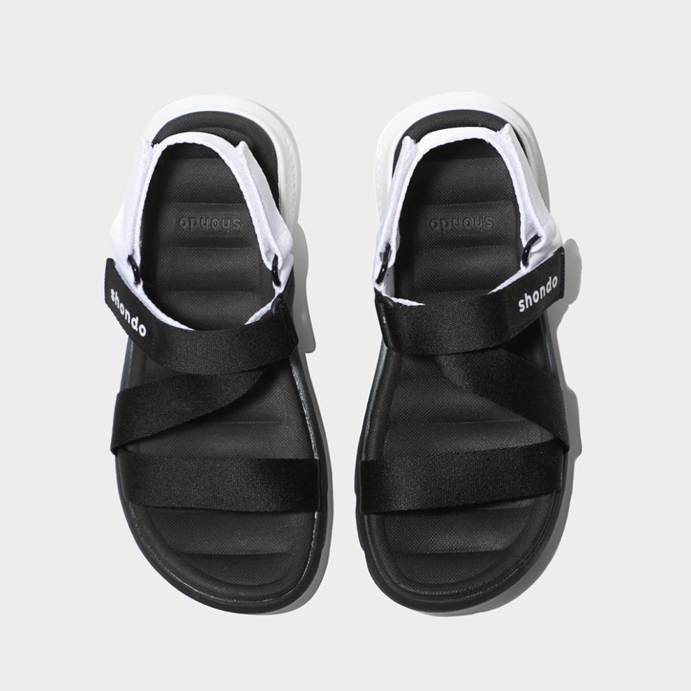 Giày Sandal Shondo Shat F6 Sport màu Ombre đen trắng Chính Hãng 100% .