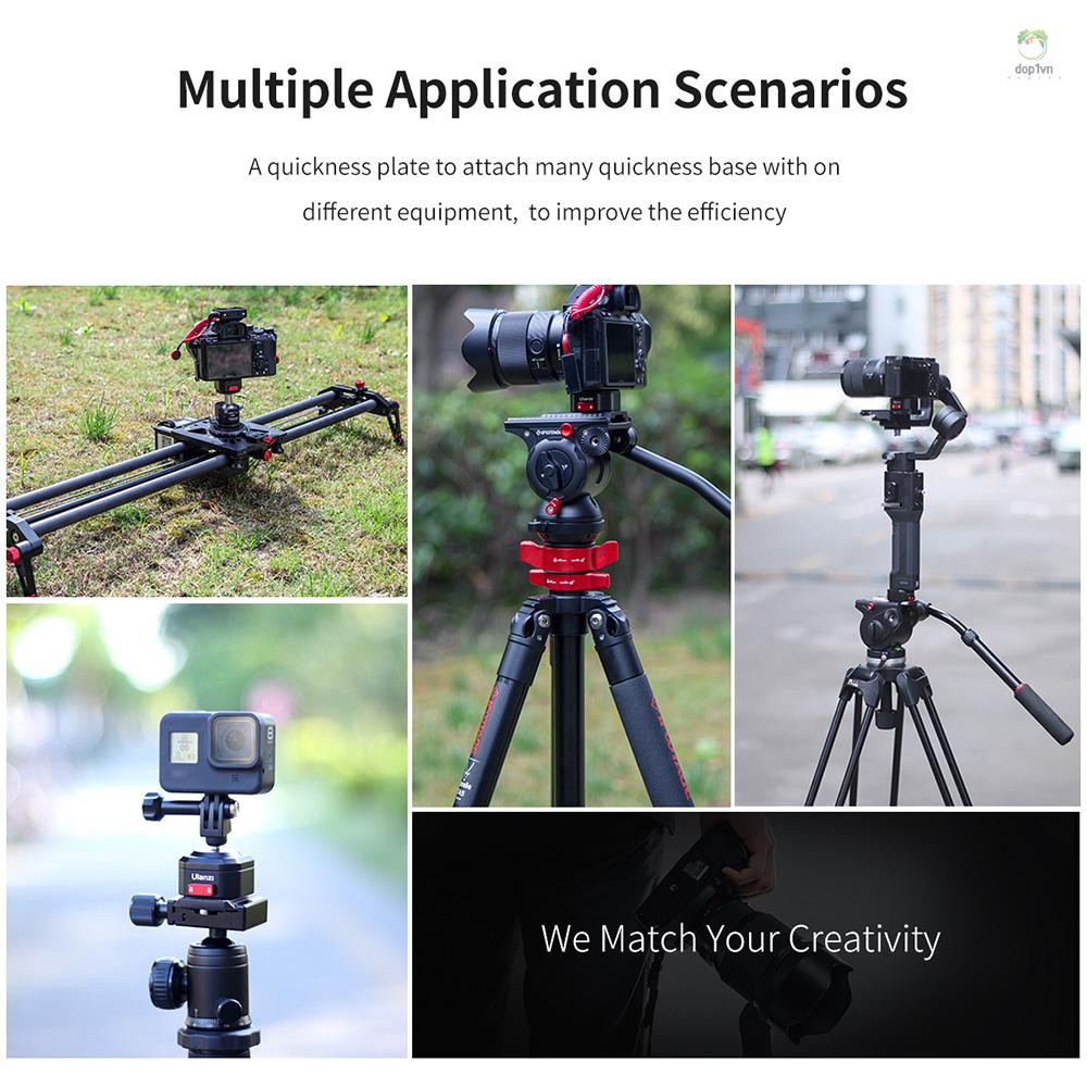 Đĩa QR Chịu Tải 50kg Ulanzi Với Ốc 1 / 4 Inch Cho Máy Ảnh DSLR