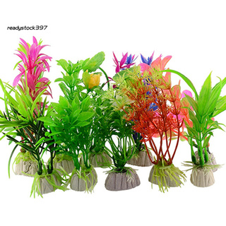 Set 10 Cây Cỏ Giả Trang Trí Bể Cá