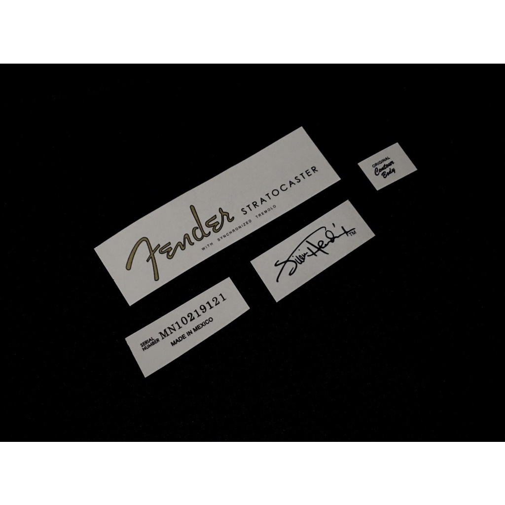 Logo đầu đàn Guitar Fender Stratocaster Monterey Jimi Hendrix Signature