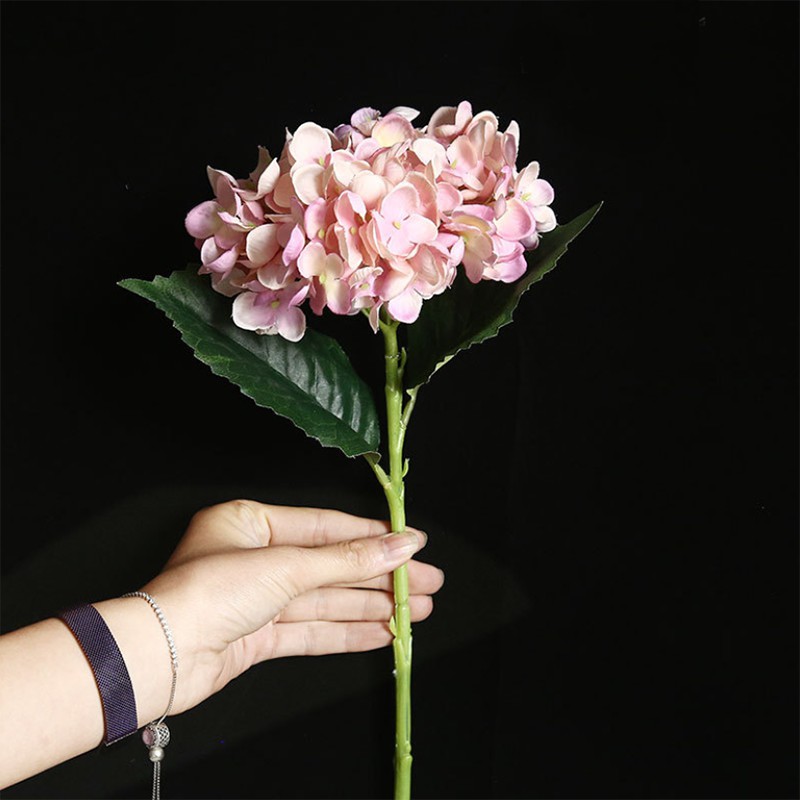 Hoa cẩm tú cầu đại cành dài 46cm Hoa giả để bàn chụp ảnh decor phòng khách chụp ảnh cao cấp TODOCO H10