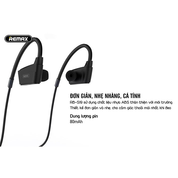 Tai nghe Remax Bluetooth RB-S19
