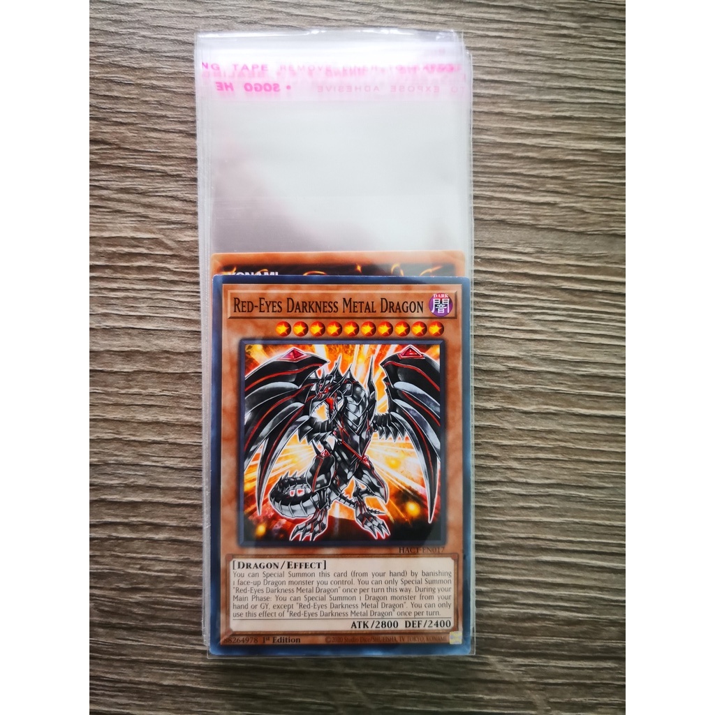 Sleeves - 50 cái Bọc bảo vệ bài Yugioh và các loại thẻ card - loại có keo dán miệng.