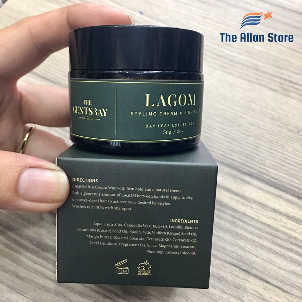 [CHÍNH HÃNG] Sáp Vuốt Tóc LAGOM Styling Cream - Giải Pháp Bóng Bảy Cho Mái Tóc Trung Bình