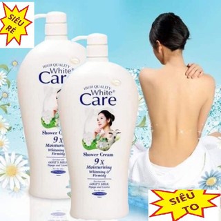  Sữa tắm dê White Care trắng mịn 1200ml - Sữa tắm Thái Lan chính hãng.