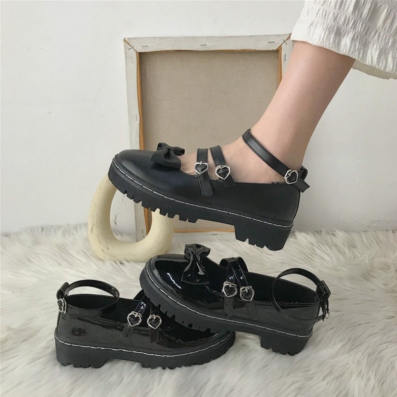 Giày Lolita đen quai ngang | BigBuy360 - bigbuy360.vn