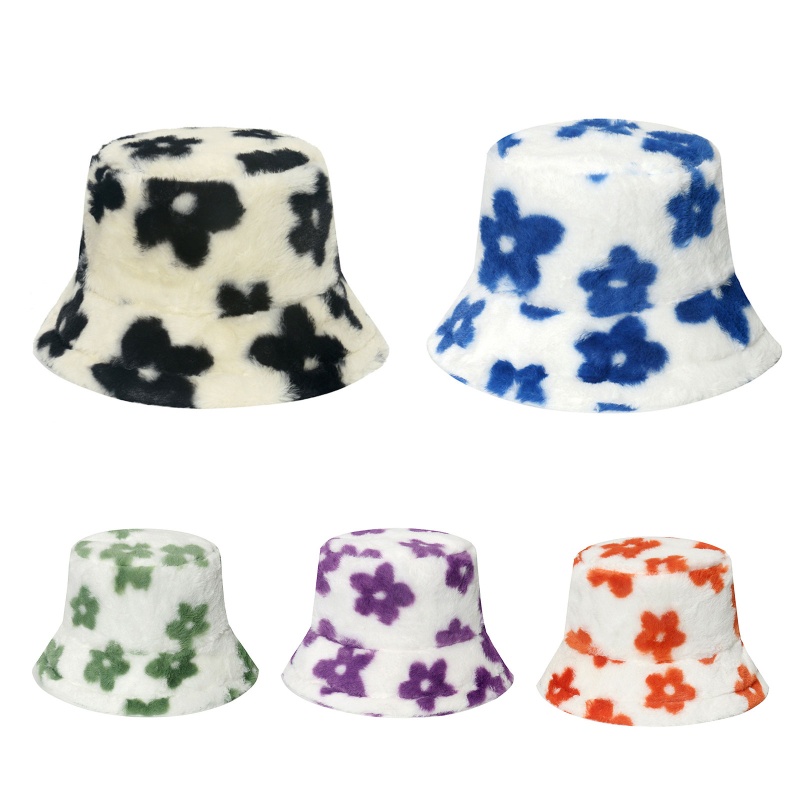 Nón Tai Bèo In Hoa Xinh Xắn Thời Trang Dự Tiệc