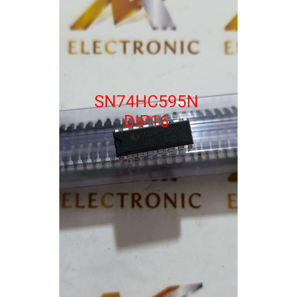 IC Số 74HC595 SN74HC595N DIP-16 (con)