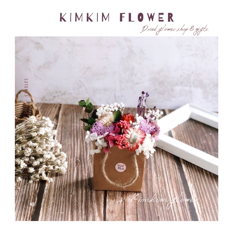 túi hoa khô