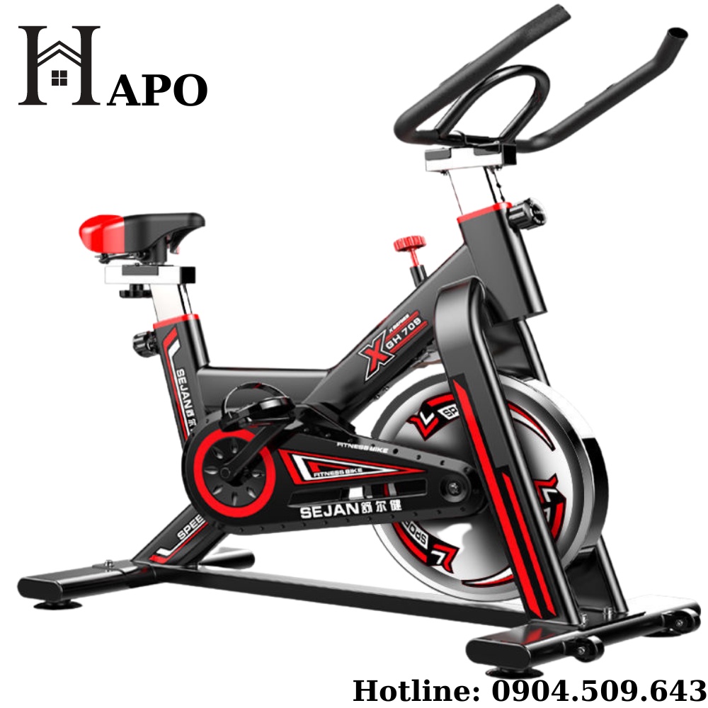 Xe Đạp Thể Dục Tại Nhà Cảm Biến Nhịp Tim, Xe Đạp Tập Thể Dục Tại Nhà Màn Hình Hiển Thị Thông Số Theo Dõi Sức Khỏe