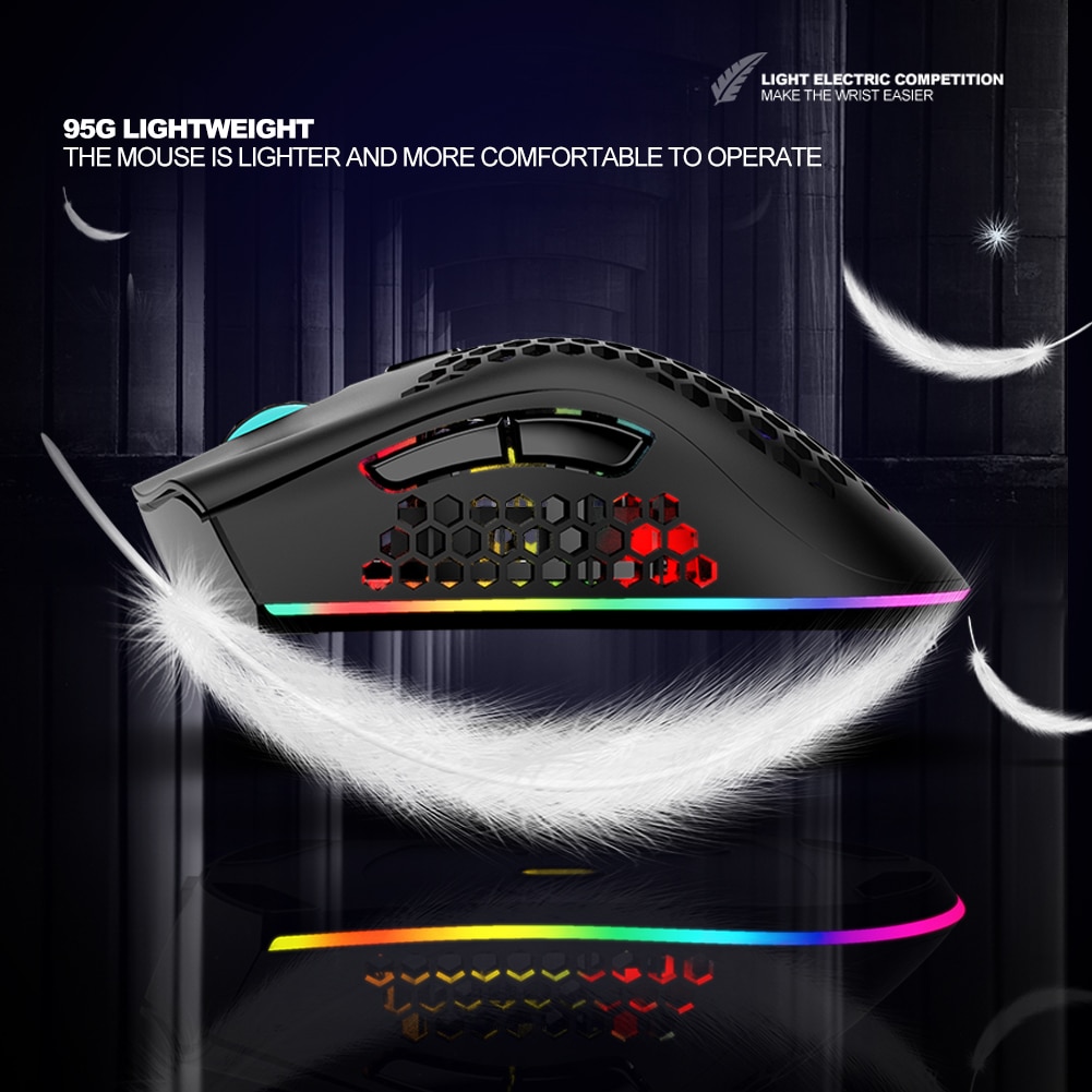 Chuột Chơi Game Không Dây Bm600 2.4ghz 1600dpi