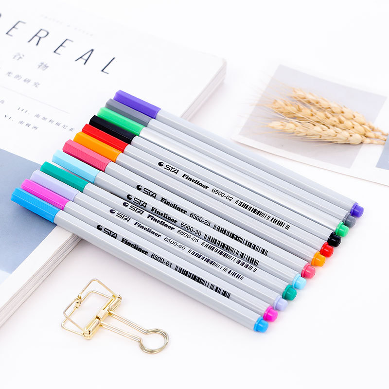 NIKKI Bút mực gel siêu mịn 0.4mm 26 màu tùy chọn