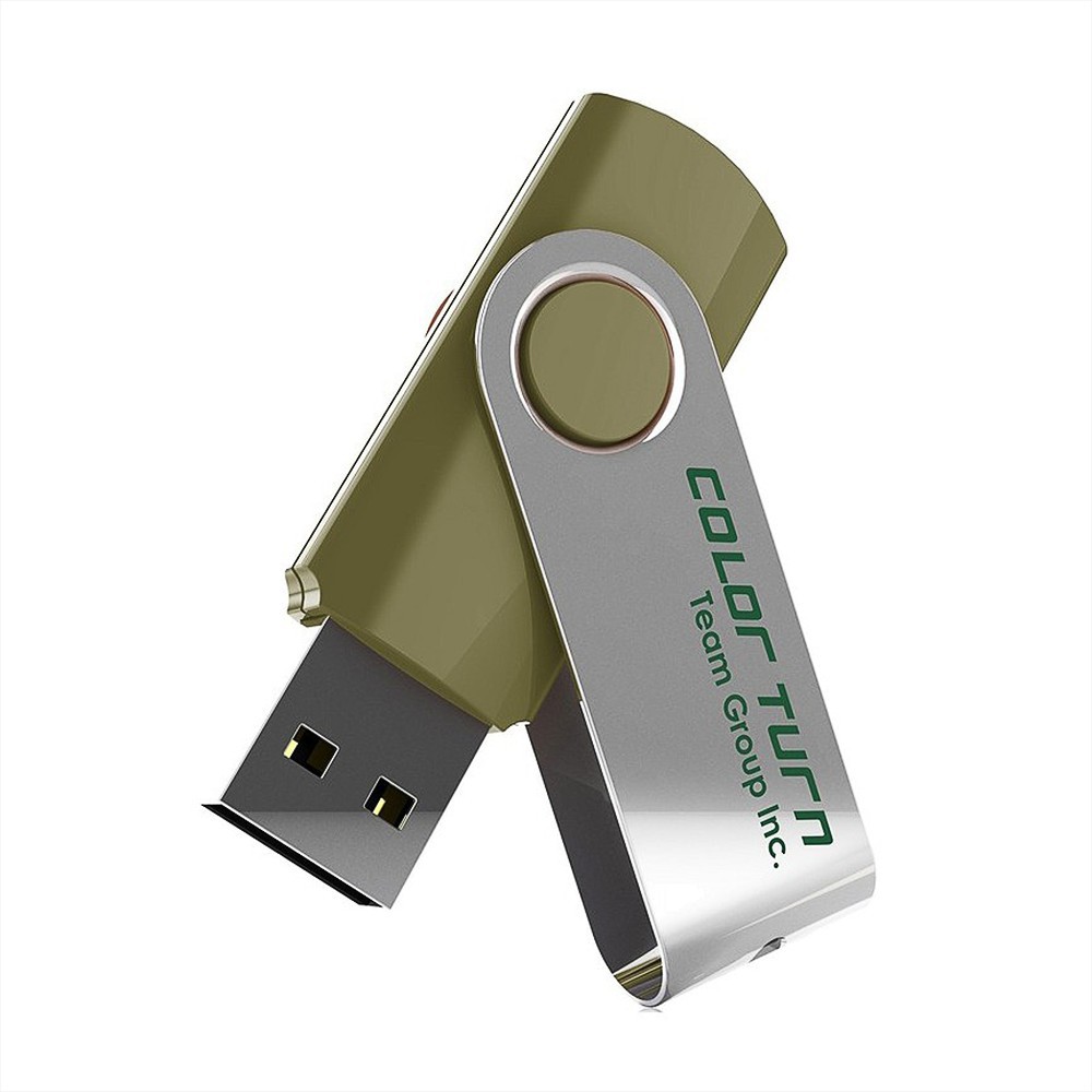USB 2.0 Team Group E902 16GB INC nắp xoay 360 (Xanh nhạt) tặng đầu đọc thẻ nhớ micro- Hãng phân phối chính thức
