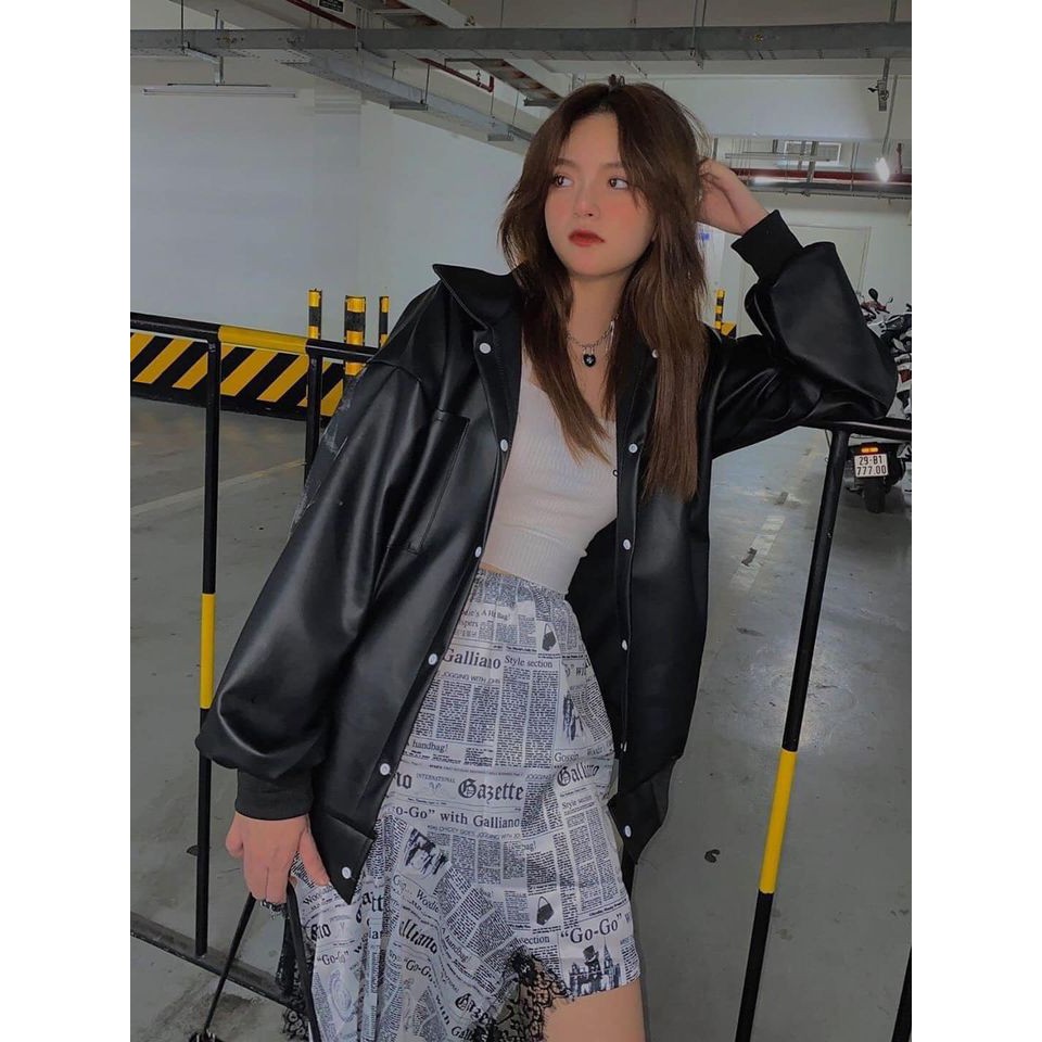 Áo Bomber Bóng Chày NY Tay Pha Da Lì Siêu Ngầu Nguyễn Hoa | BigBuy360 - bigbuy360.vn