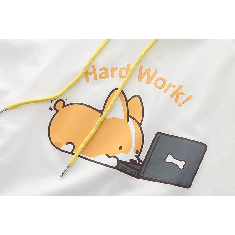 Áo Thun Tay Ngắn Có Mũ Trùm In Họa Tiết Hoạt Hình Kiểu Nhật Bản Thời Trang Mùa Hè Cho Học Sinh