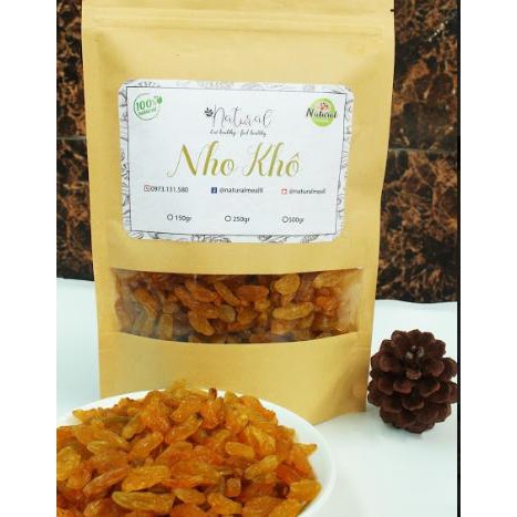 Nho khô nhập khẩu cao cấp, nho khô sấy không hạt - M01 - 1 kg