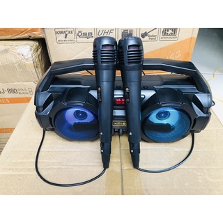 Loa bluetooth hát karaoke 2 micro song ca