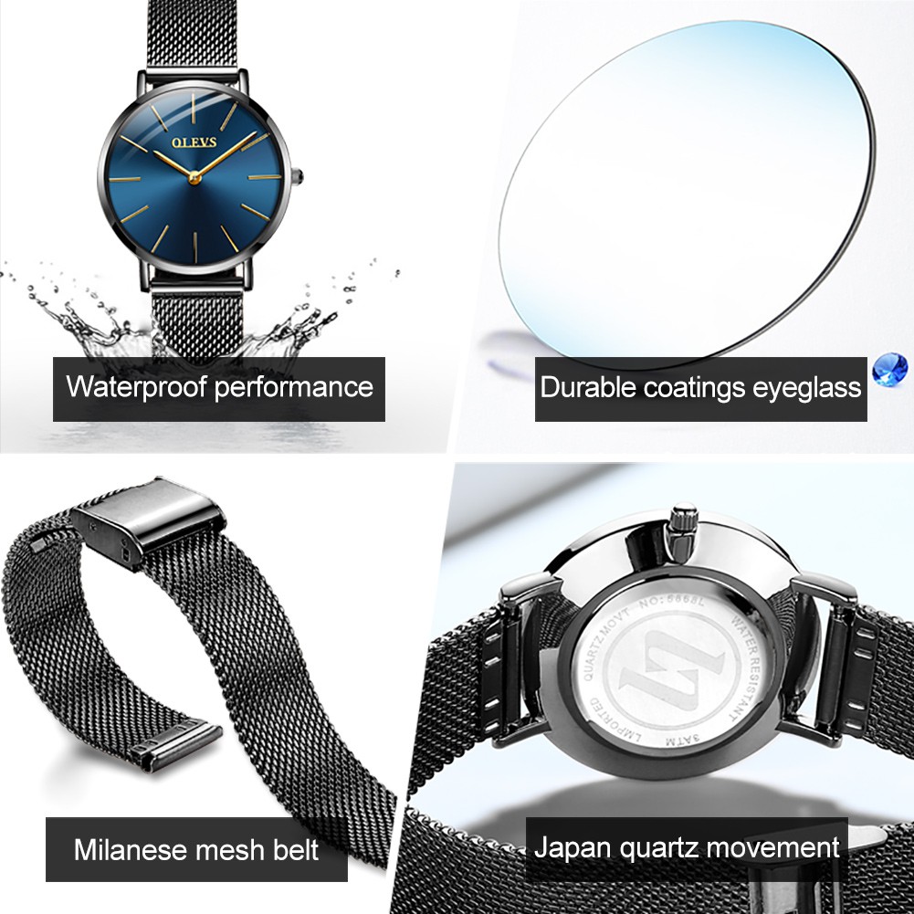Đồng Hồ Đeo Tay OLEVS Kiểu Dáng Sang Trọng Thanh Lịch Dành Cho Nữ | BigBuy360 - bigbuy360.vn
