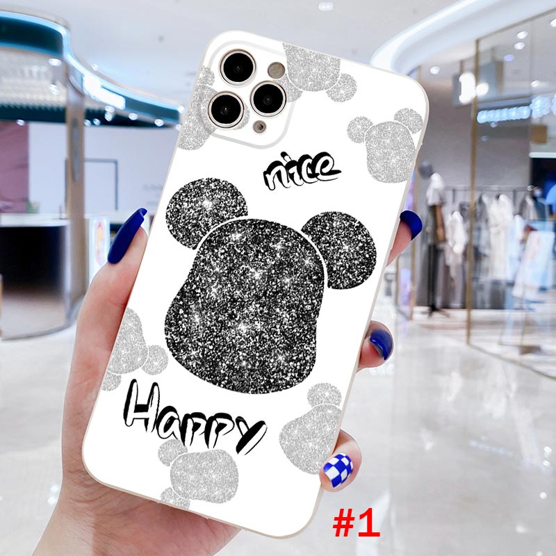 Ốp Điện Thoại Viền Thẳng In Hình Gấu Violent 1 Cho iPhone 14 13 12 Mini 11 Pro MAX XR X XS MAX 8 7 6 Plus SE3 SE2