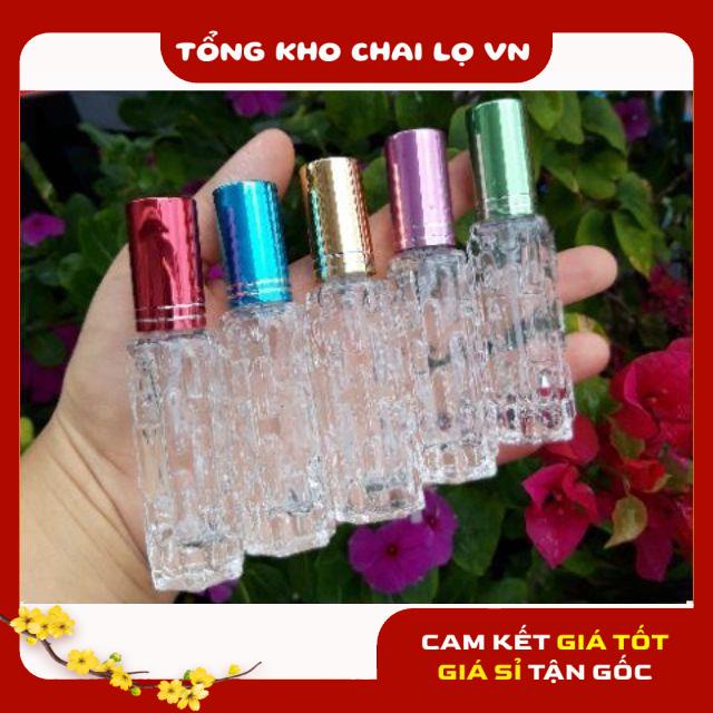 Lọ Chiết Nước Hoa ❤ SIÊU RẺ ❤ Chai lọ chiết nước hoa hình khổ qua 10ml,15ml đựng dầu thơm, phụ kiện du lịch