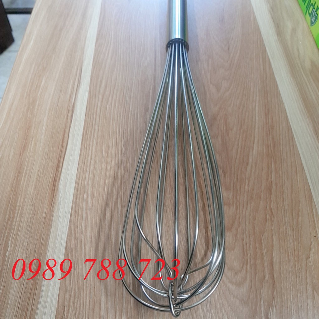 Phới Lồng Đánh Trứng Cầm Tay Inox 25cm/30cm/40cm Đánh trứng, đánh kem, đánh bột, quấy trà sữa