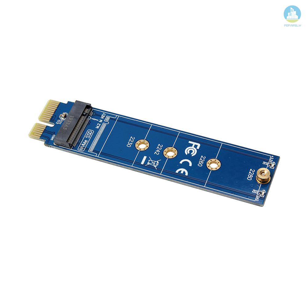 MI  M.2 Hard Disk NVME Adapter Card PCIe to M.2 NGFF Test Card SSD Hard Disk Reader Blue