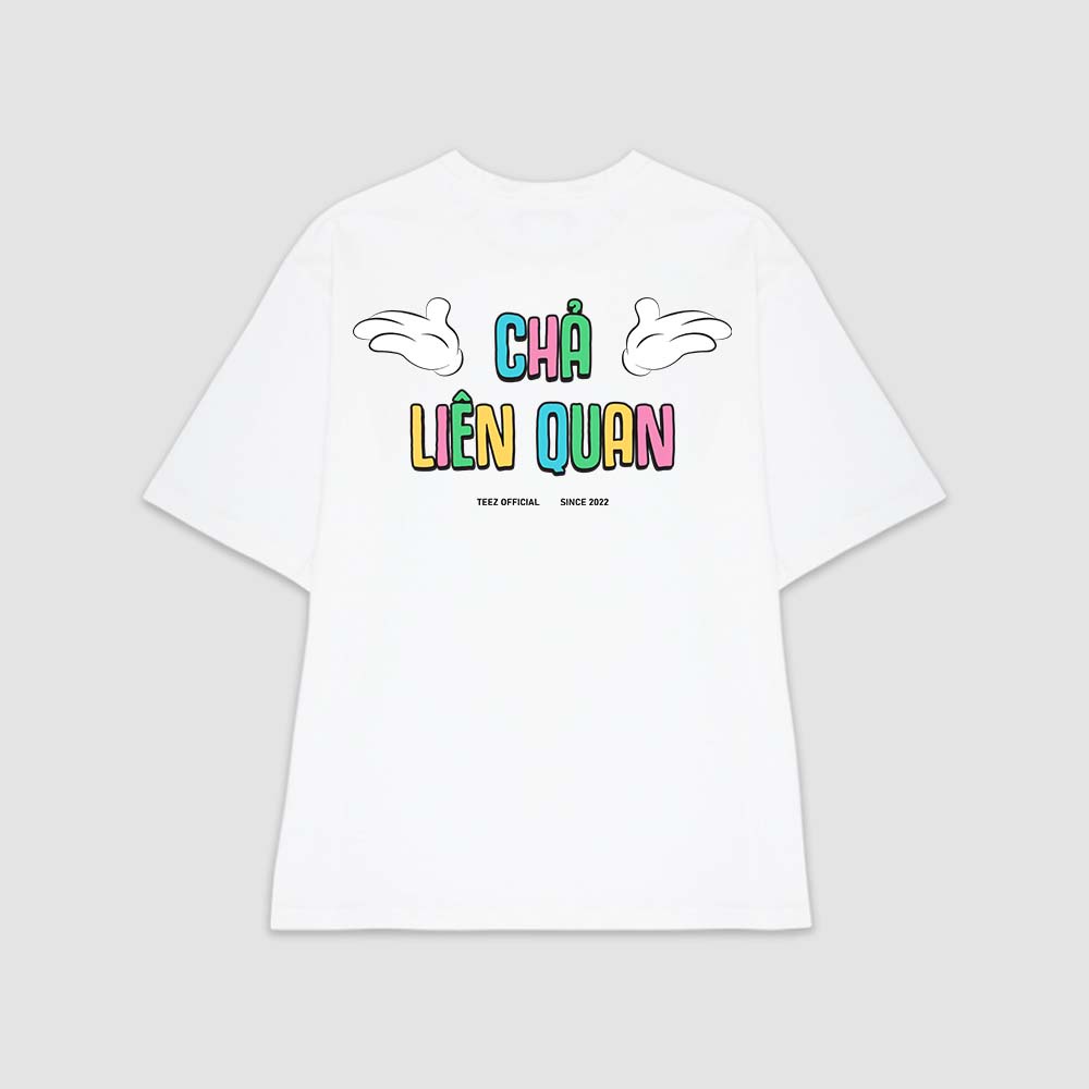 Áo Thun Unisex Nam Nữ TEEZ - TZ1046 Form Rộng Tay Lỡ Freesize