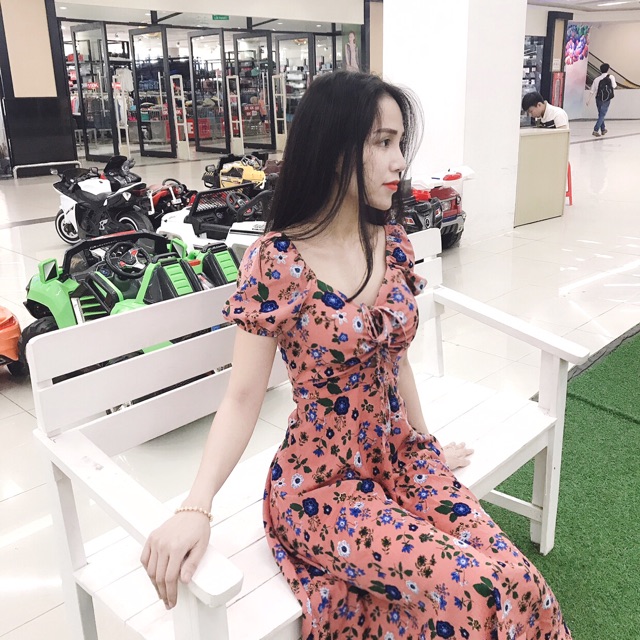🍀 ĐẦM HOA RÚT DÂY NGỰC 🍀