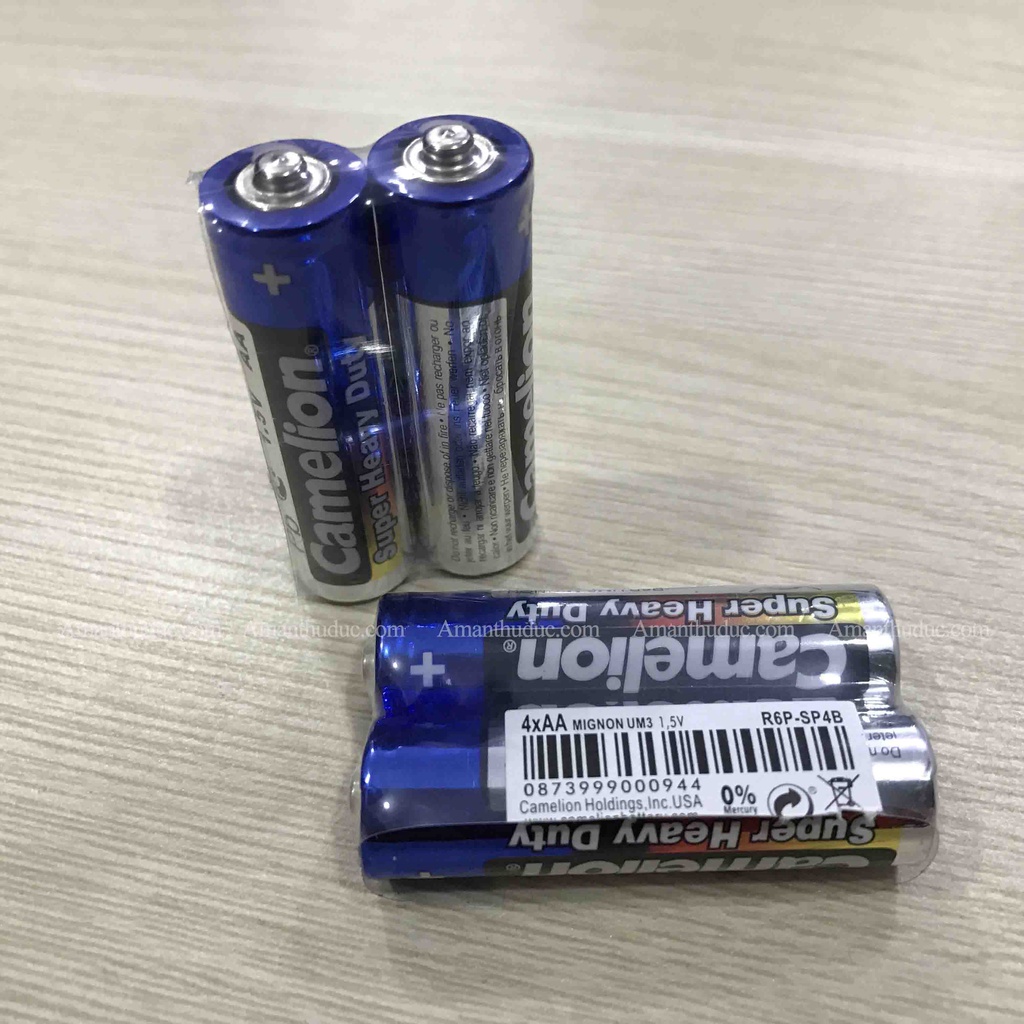 2 Viên Pin tiểu Camelion, PIN Camerlion AA (chọn pin tiểu AA và pin đũa AA) Pin 2A