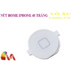 NÚT HOME IPHONE 4S RỜI MÀU TRẮNG, ZIN, ĐẸP, CHẤT LƯỢNG